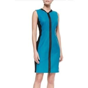 Elie Tahari Women's Mila Lambskin Bodycon Dress Sz 4 NEW Corporate Career